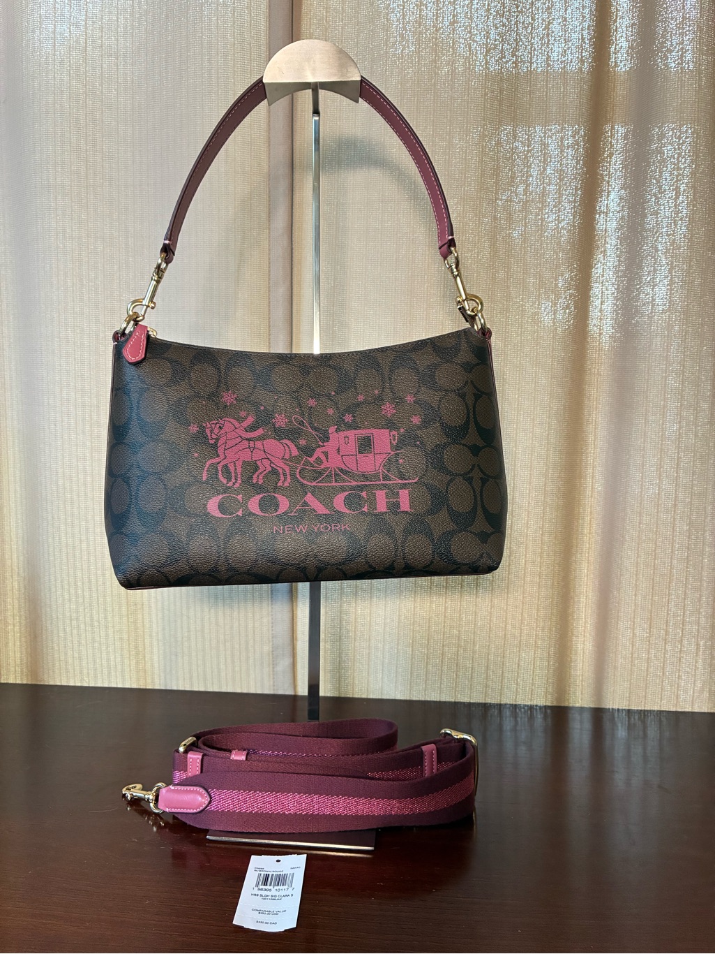 Coach Clara Horse And Sleigh Shoulder Bag